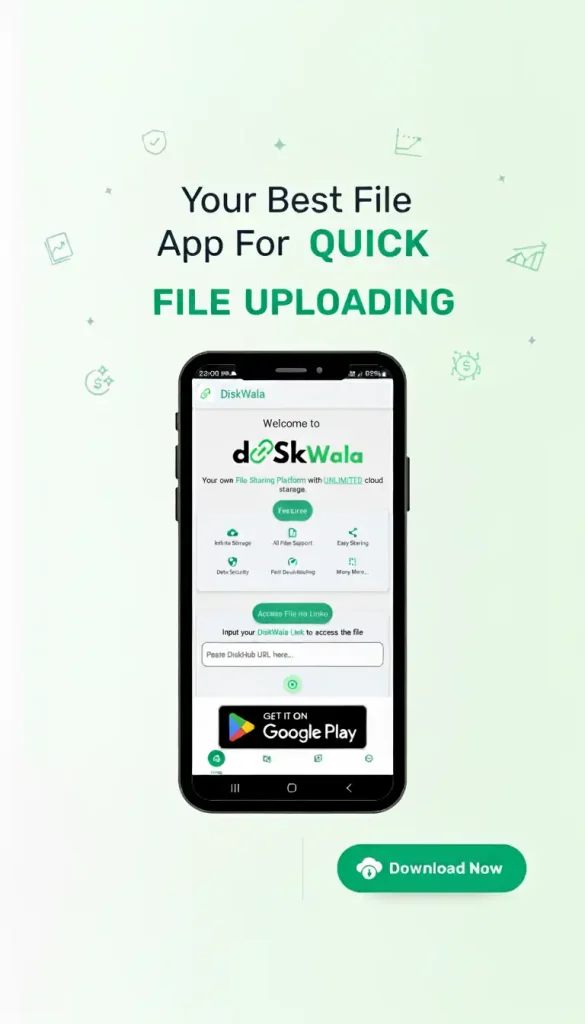 quick file uploading diskwala mod app